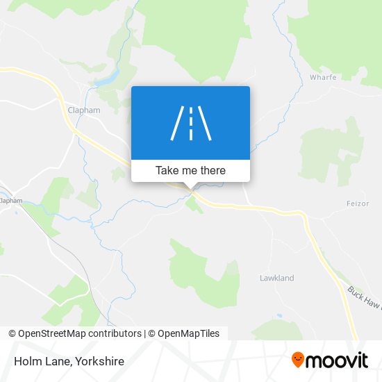 Holm Lane map