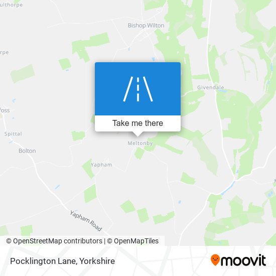 Pocklington Lane map