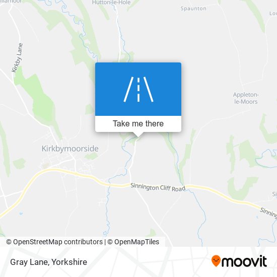 Gray Lane map