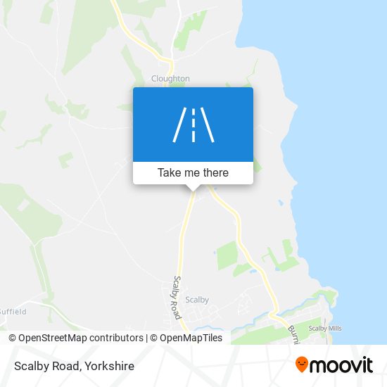 Scalby Road map