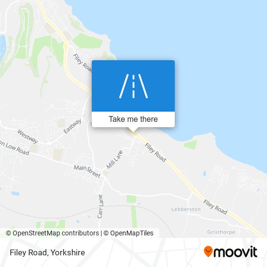 Filey Road map