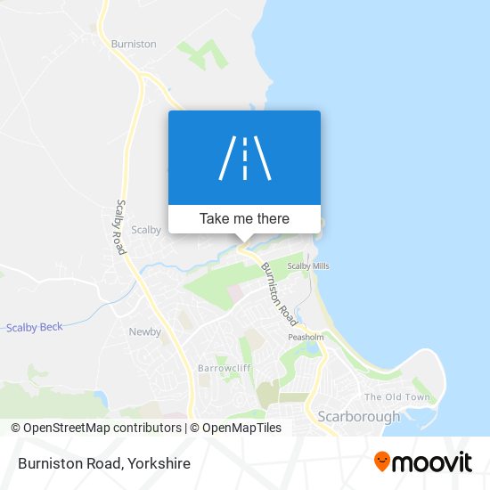 Burniston Road map