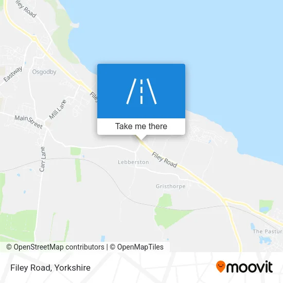 Filey Road map
