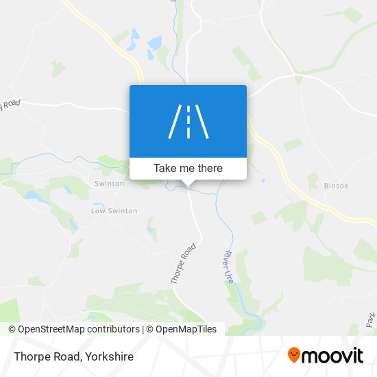 Thorpe Road map