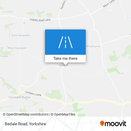 Bedale Road map