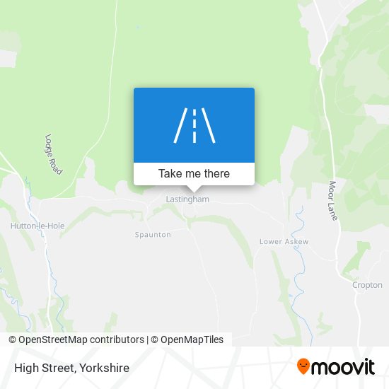 High Street map