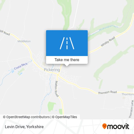 Levin Drive map