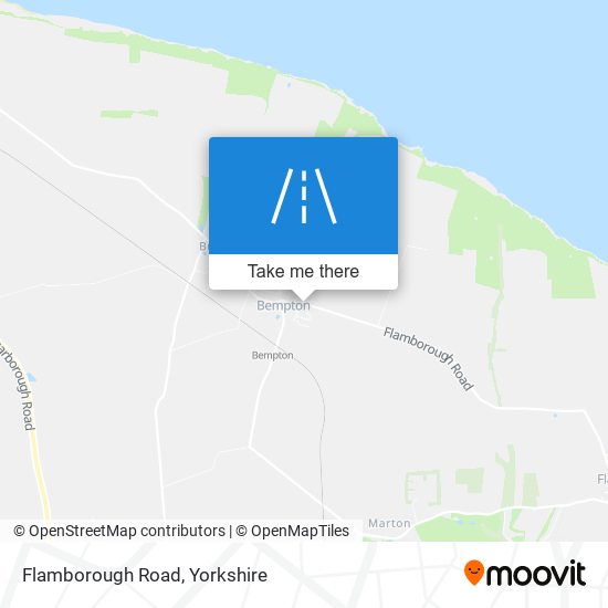 Flamborough Road map