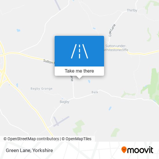 Green Lane map