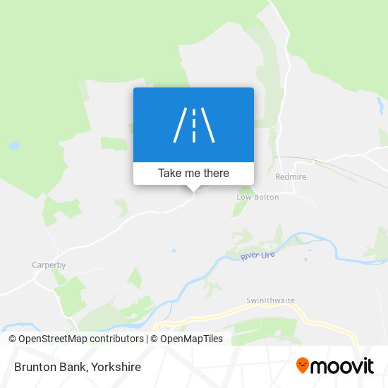 Brunton Bank map