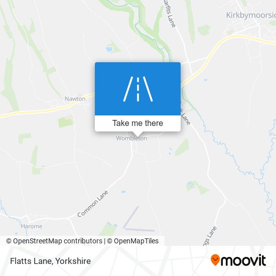 Flatts Lane map