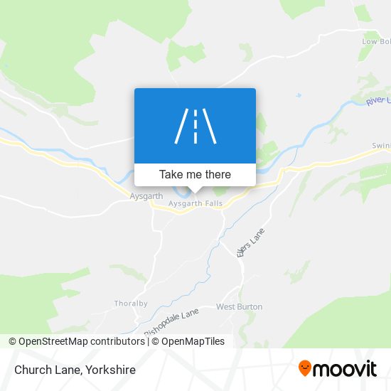 Church Lane map
