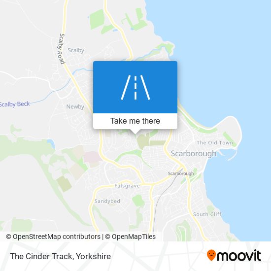 The Cinder Track map