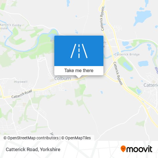Catterick Road map