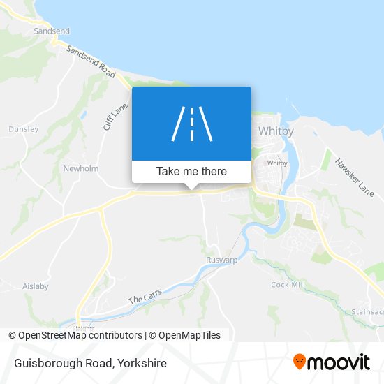 Guisborough Road map