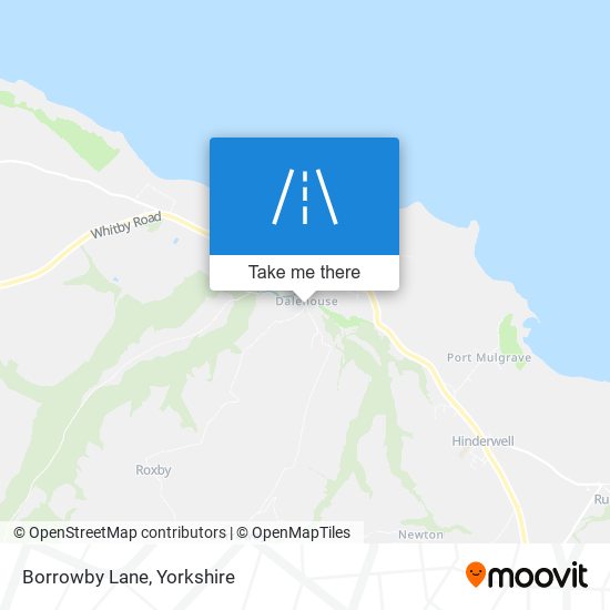 Borrowby Lane map