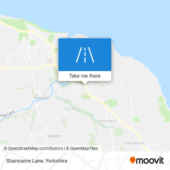 Stainsacre Lane map