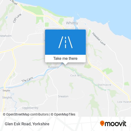Glen Esk Road map