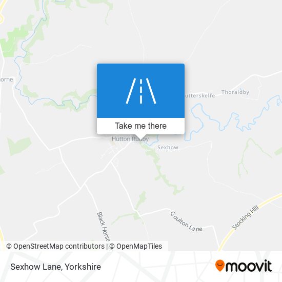 Sexhow Lane map