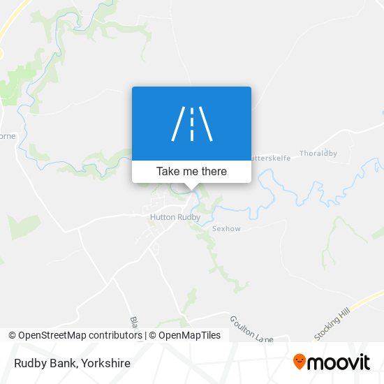 Rudby Bank map