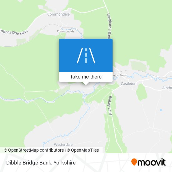Dibble Bridge Bank map