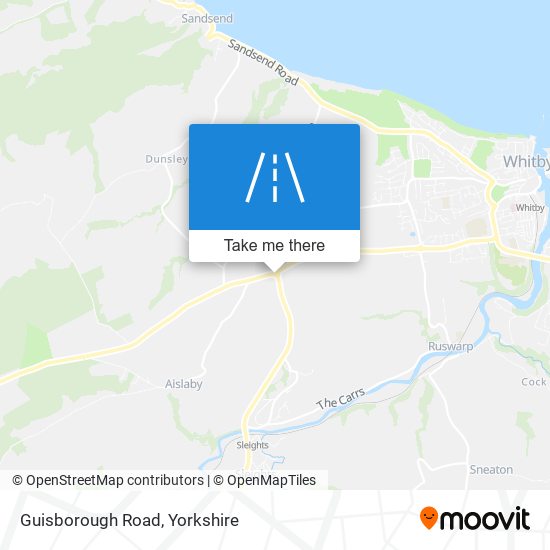 Guisborough Road map