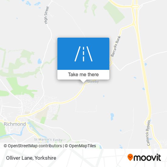 Olliver Lane map