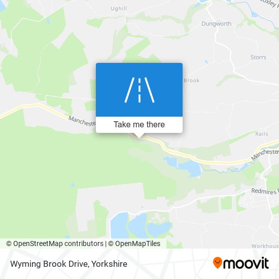 Wyming Brook Drive map