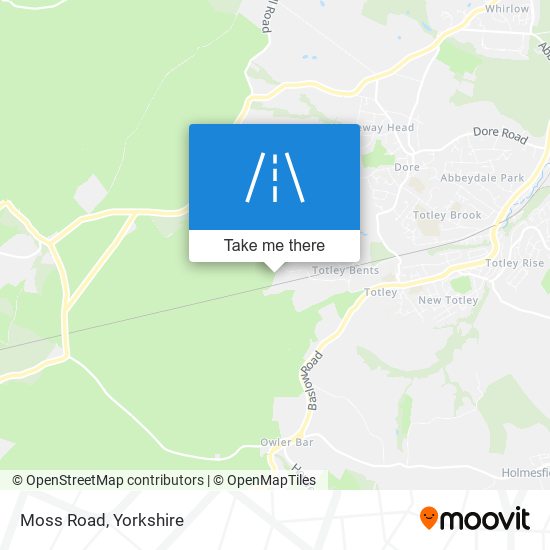Moss Road map
