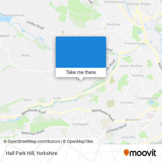 Hall Park Hill map
