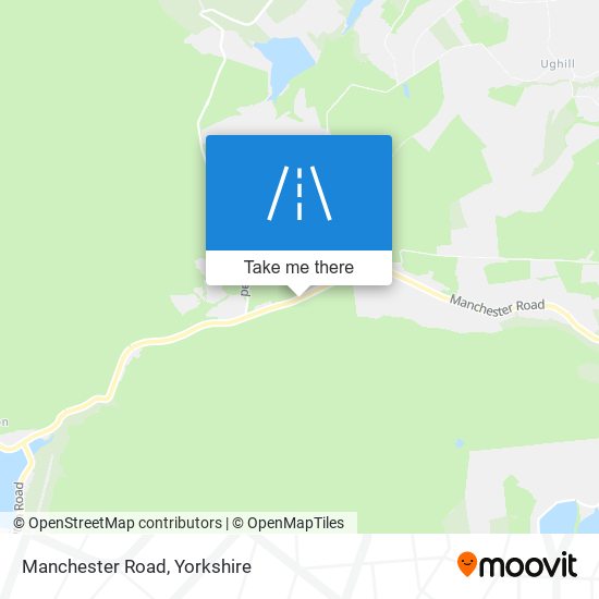 Manchester Road map