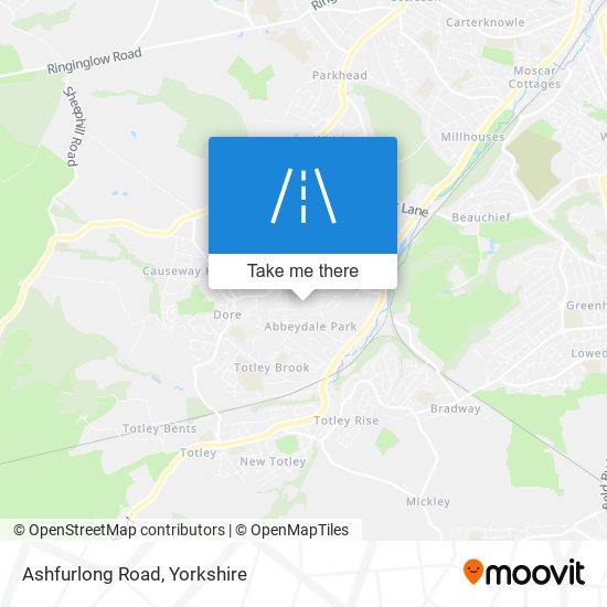 Ashfurlong Road map