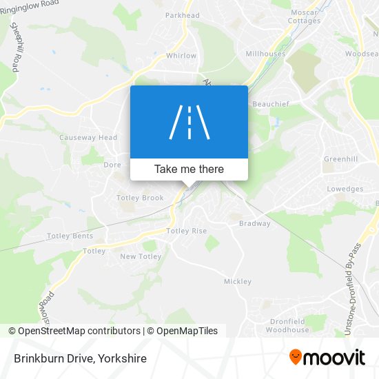 Brinkburn Drive map