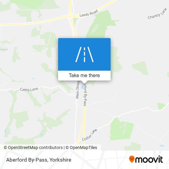 Aberford By-Pass map