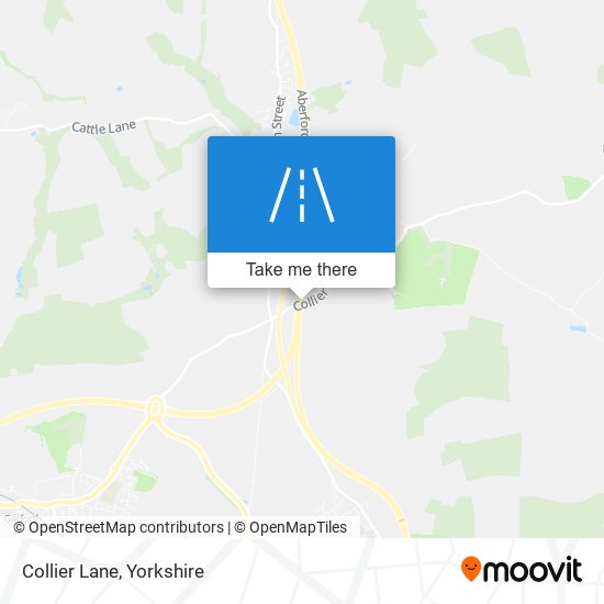 Collier Lane map