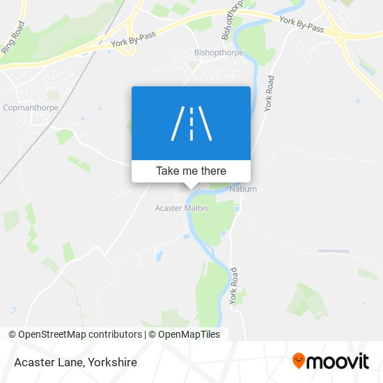 Acaster Lane map