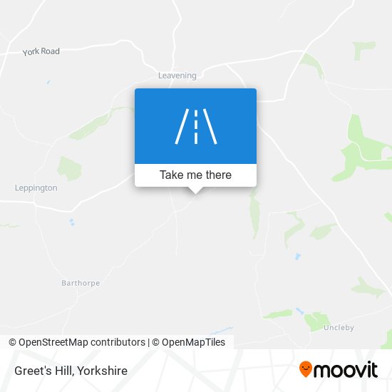 Greet's Hill map