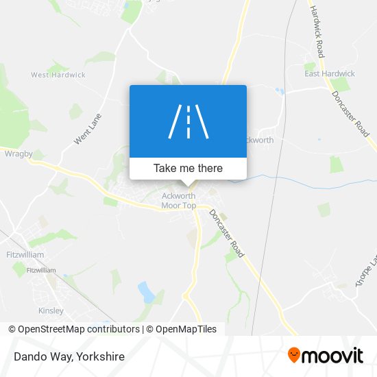 Dando Way map
