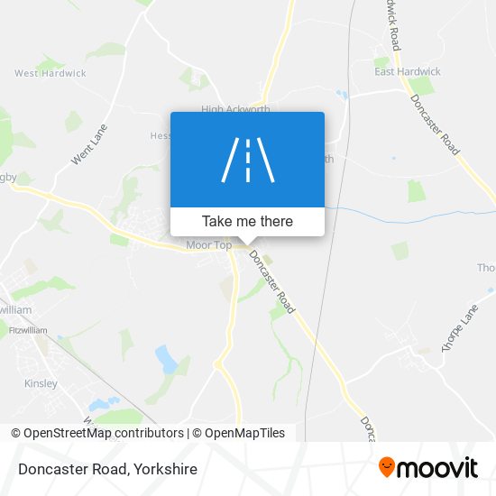 Doncaster Road map