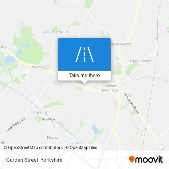 Garden Street map