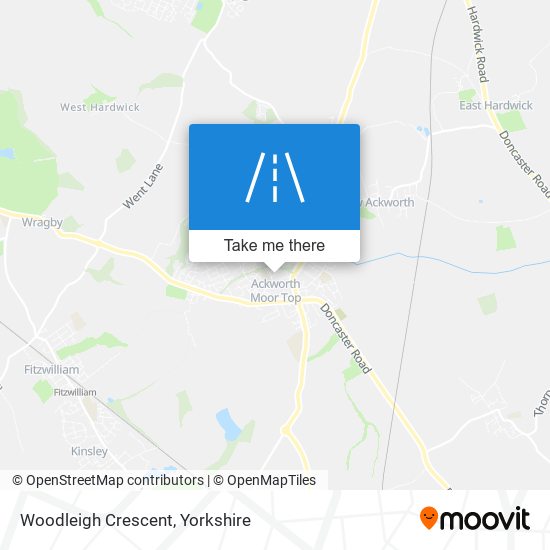 Woodleigh Crescent map