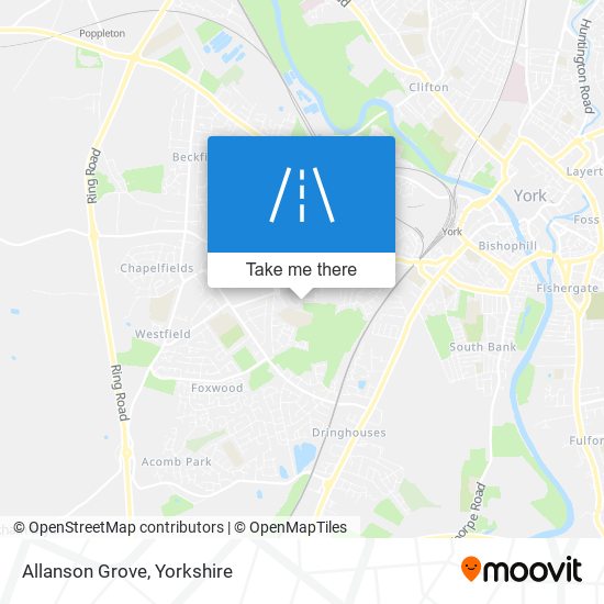 Allanson Grove map