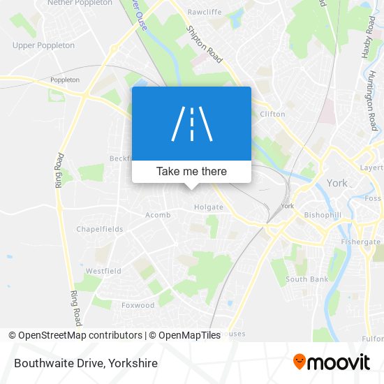 Bouthwaite Drive map