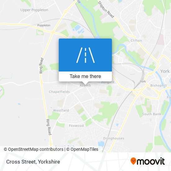 Cross Street map