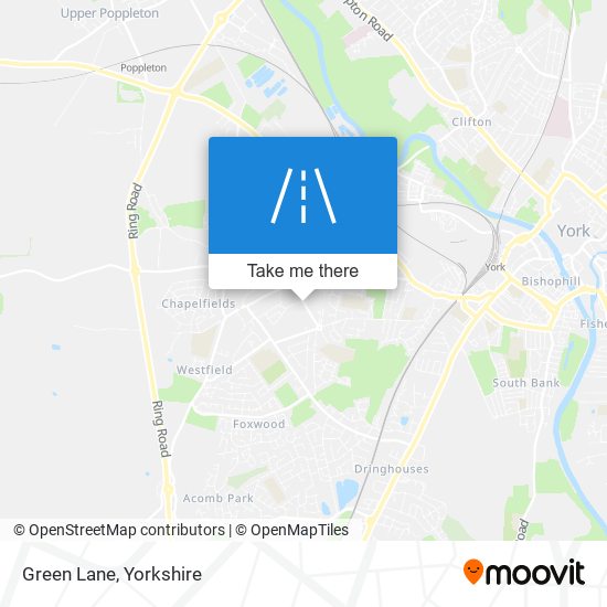 Green Lane map