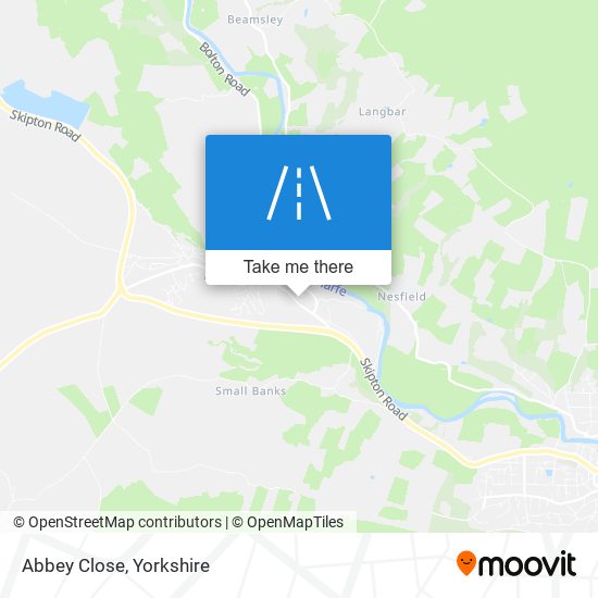 Abbey Close map