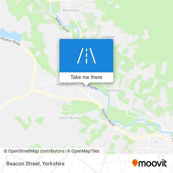 Beacon Street map