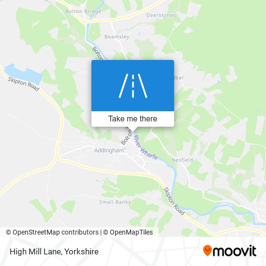 High Mill Lane map