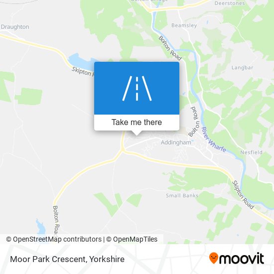 Moor Park Crescent map