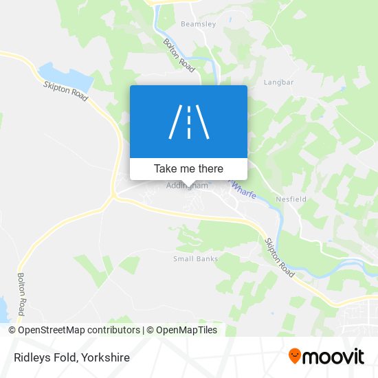 Ridleys Fold map